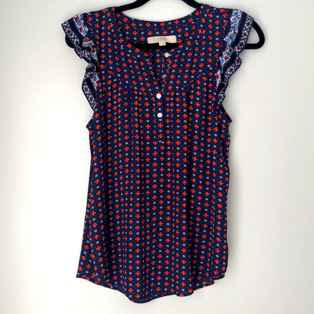 Loft tank top blouse